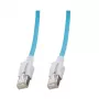 EFB Elektronik DCK1001BL.1,5 RJ45 LED Patchkabel, Cat.6A S/FTP, 1,5 m, Blau