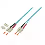 EFB Elektronik O0318.5 Duplex LWL-Patchkabel, SC-SC, OM4 50/125 µm, LSZH, 5 m, Violett
