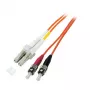 Glasfaserkabel EFB Elektronik O0321.10 10 m LC ST Orange