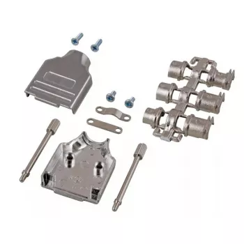 EFB Elektronik E-MHDM 37-K Vollmetall-D-Sub-Haube, 180°, 37-polig