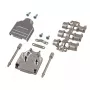 EFB Elektronik E-MHDM 37-K Vollmetall-D-Sub-Haube, 180°, 37-polig