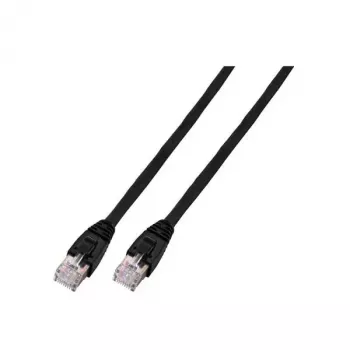 Netzwerkkabel EFB Elektronik 3m Cat6 RJ-45 U/UTP Schwarz