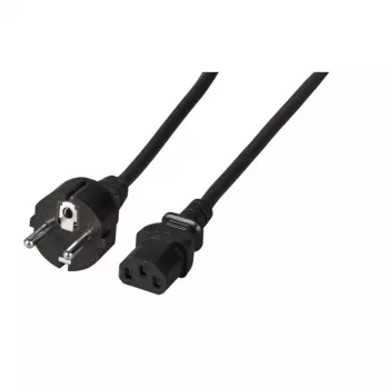 Netzkabel EFB Elektronik EK508SW.5 Schwarz 5 m CEE7/7 C13-Kupplung