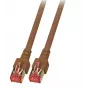 EFB Elektronik K5517.0,15 RJ-45 Cat6 S/FTP Patchkabel, 0,15 m, Braun
