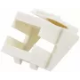 EFB Elektronik 37501WS.1 Kunststoffrahmen für Keystone, Weiß