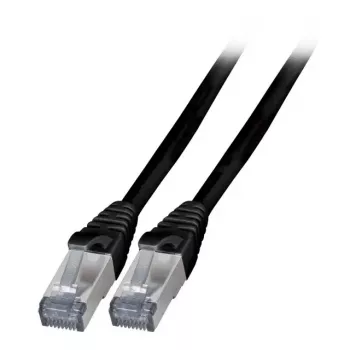 Netzwerkkabel EFB Elektronik K5538SW.1 RJ-45 Cat6a 1m Schwarz