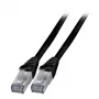 Netzwerkkabel EFB Elektronik K5538SW.1 RJ-45 Cat6a 1m Schwarz