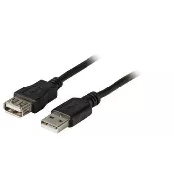 USB-Kabel EFB Elektronik K5220SW.1,8 1,8 m USB A Schwarz