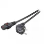 Netzkabel EFB Elektronik EK600SW.2 Schwarz 2 m