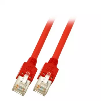 EFB Elektronik K2793.1,5 RJ-45 Cat5e SF/UTP Crossover Patchkabel, 1,5 m, Rot