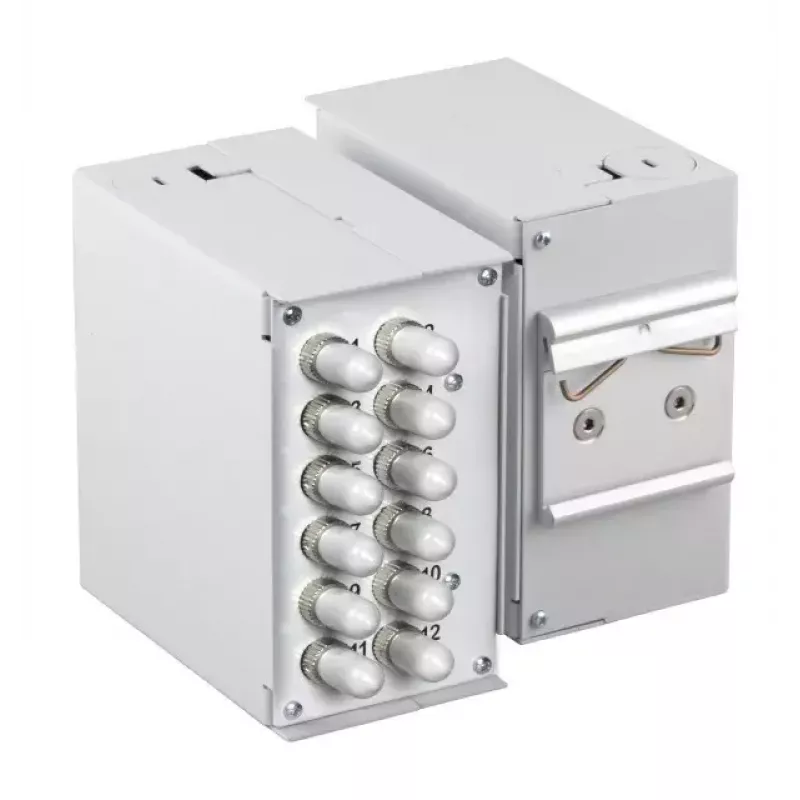 EFB Elektronik 53705.3V2B Frontblende für 6 x SC-S / LC-D, mit 2,8 mm Schraublöchern