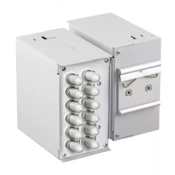 EFB Elektronik 53705.5V2B Frontblende für 12 x ST-Simplex