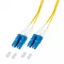 Glasfaserkabel EFB Elektronik O0350.3-1.2 3 m 2x LC Gelb