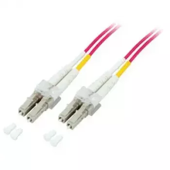 EFB Elektronik O0319.0,5OM5 Duplex LWL-Patchkabel, LC-LC, OM5 50/125 µm, LSZH, 0,5 m, Limette