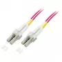 EFB Elektronik O0319.0,5OM5 Duplex LWL-Patchkabel, LC-LC, OM5 50/125 µm, LSZH, 0,5 m, Limette
