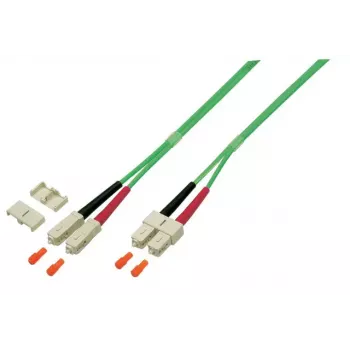 Glasfaserkabel EFB Elektronik O0318.3OM5 3 m 2x SC Grün