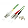Lichtwellenleiterkabel EFB Elektronik O0323.3OM5 3 m 2x SC 2x LC Grün