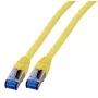 Netzwerkkabel EFB Elektronik K5525FGE.10 RJ-45 Cat6a 10 m Gelb