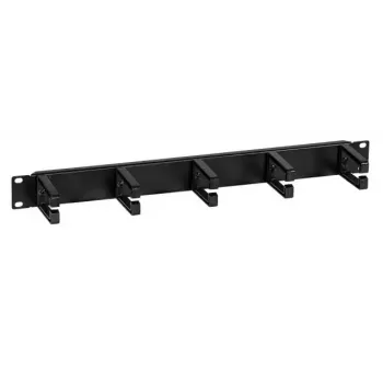 Kabelmanagement-Panel EFB Elektronik 699992TS, 19 Zoll (48,3 cm), 482,6 × 44,5 mm, schwarzer Kunststoff