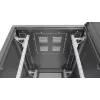 EFB Elektronik PRO 42U 19" Serverschrank, 800x1000 mm, perforierte Front- und Rücktür, Lichtgrau RAL 7035