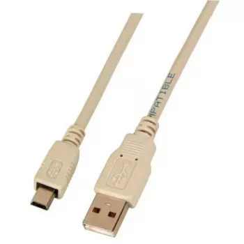 USB-2.0-Kabel EFB Elektronik K5250.3V2 — USB A auf Mini-USB B, 3 m, grau