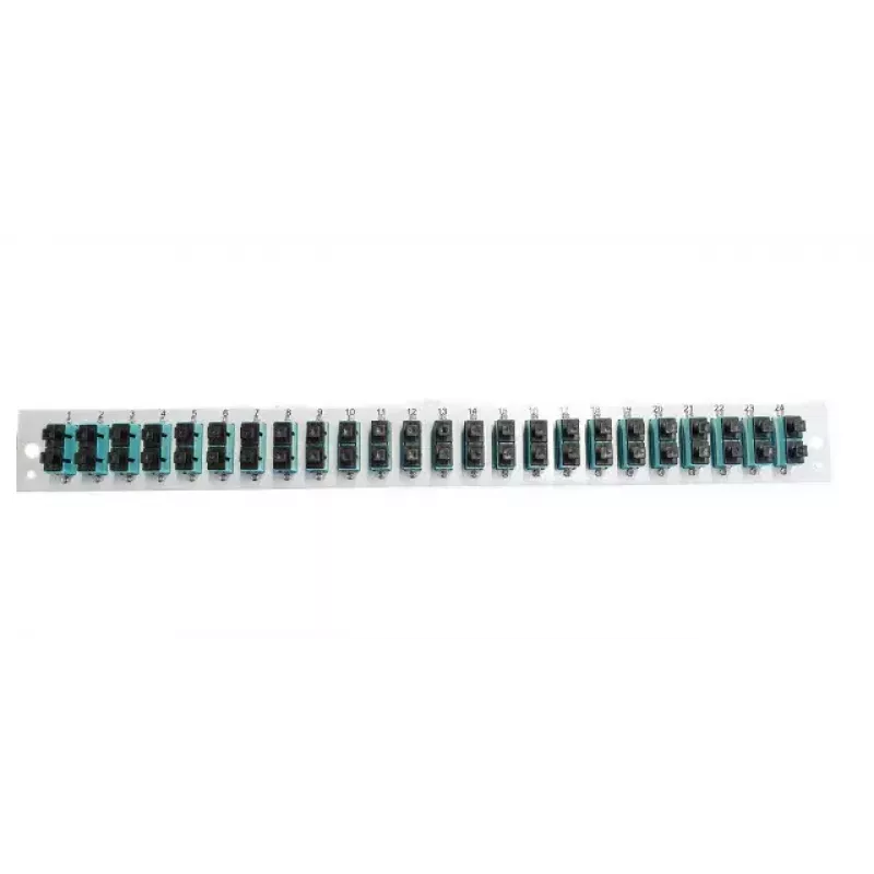 Patchpanel-Zubehör EFB Elektronik SB-FP-24SC-D-V-OM4 — 1HE Rackeinbau, 432×13×43,5 mm, grau