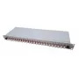 EFB Elektronik B65901.6OM4 Breakout-Box, 6x LC Duplex OM4 Kupplungen, teilbestückt, grau