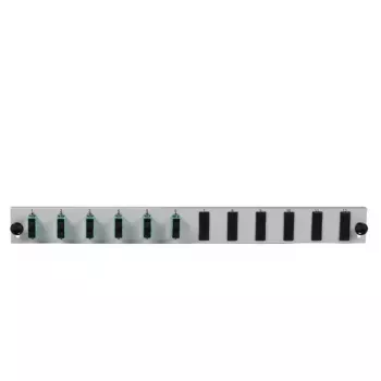 Patchpanel-Zubehör EFB Elektronik SB-FP-6SC-D-V-OM3, 1U Rackeinbau, 432×13×43,5 mm, grau