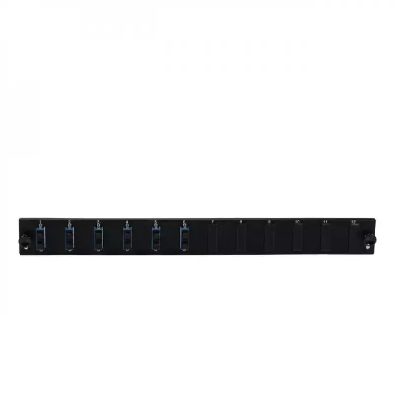 Patchpanel-Zubehör EFB Elektronik SB-FP-6SC-D-V-OM4 — Rackmontage 1U, 432×13×43,5 mm, grau