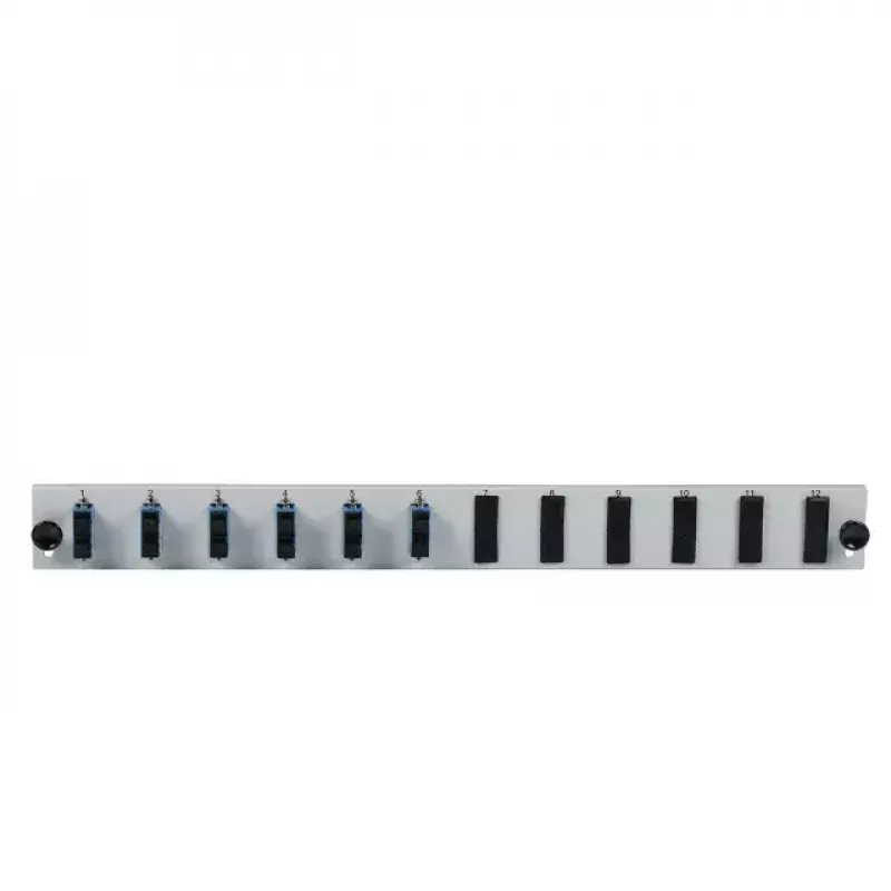 Patchpanel-Zubehör EFB Elektronik SB-FP-6SC-D-V-OM4 — Rackmontage 1U, 432×13×43,5 mm, grau