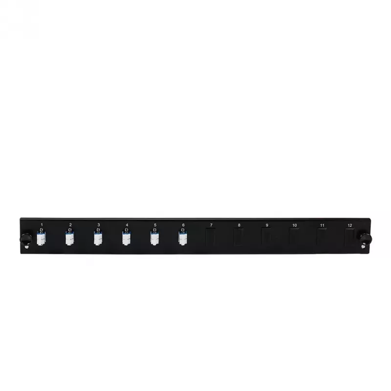 Patchpanel-Zubehör EFB Elektronik SB-FP-6SC-S-OS2 — 1U Rack-Montage, 432×13×43,5 mm, grau