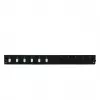 EFB Elektronik SB-FP-S-6SC-S-OM3 12-Port Frontplatte mit 6 LC Duplex-Kupplungen OM3, Schwarz, 1U