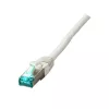 EFB Elektronik MK6001W.0,25G RJ-45 Cat6a S/FTP Patchkabel gewinkelt, 0,25 m, grau