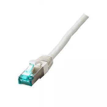 EFB Elektronik MK6001W.0,25G RJ-45 Cat6a S/FTP Patchkabel gewinkelt, 0,25 m, grau