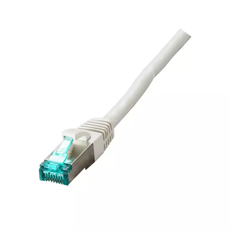 EFB Elektronik MK6001W.0,25B RJ-45 Cat6a S/FTP Patchkabel gewinkelt, 0,25 m, Schwarz