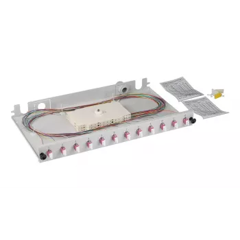 Patchpanel EFB Elektronik BA71901L24OM4 1U LC OM4 Grau Metall Rack-Montage