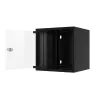 Wandmontageschrank EFB Elektronik WGB-1006TS.30 6U Schwarz