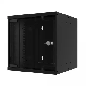 Wandmontageschrank EFB Elektronik WGB-1006TS.30 6U Schwarz