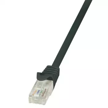 Netzwerkkabel LogiLink 3m RJ45 Cat6 U/UTP Schwarz