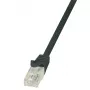 LogiLink CP1063U Patchkabel Cat.5e U/UTP, schwarz, 3 m