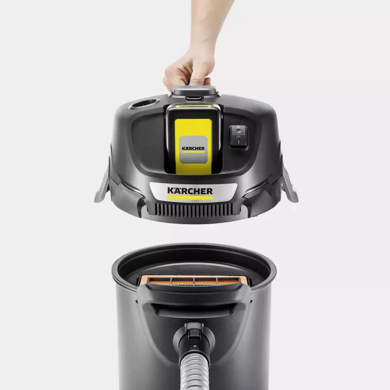 Karcher AD 2 Battery Set Akku-Aschesauger, inkl. Akku und Ladegerät