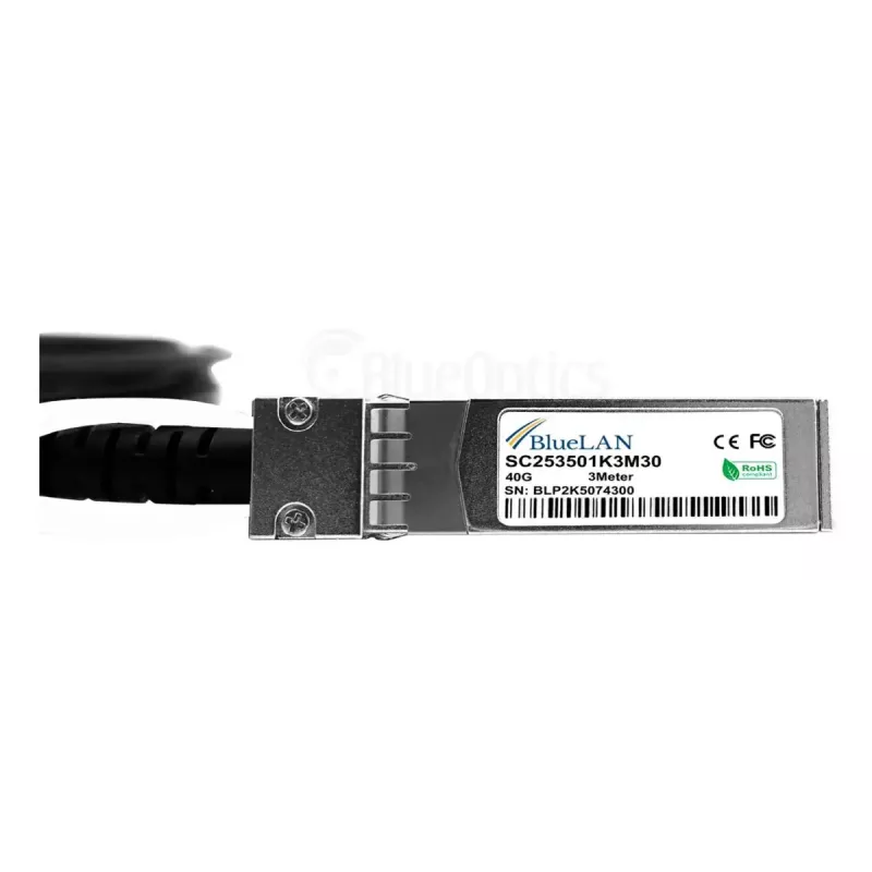 Netzwerkkabel BlueOptics 721064-B21-BL QSFP 4xSFP+ InfiniBand 3m Schwarz