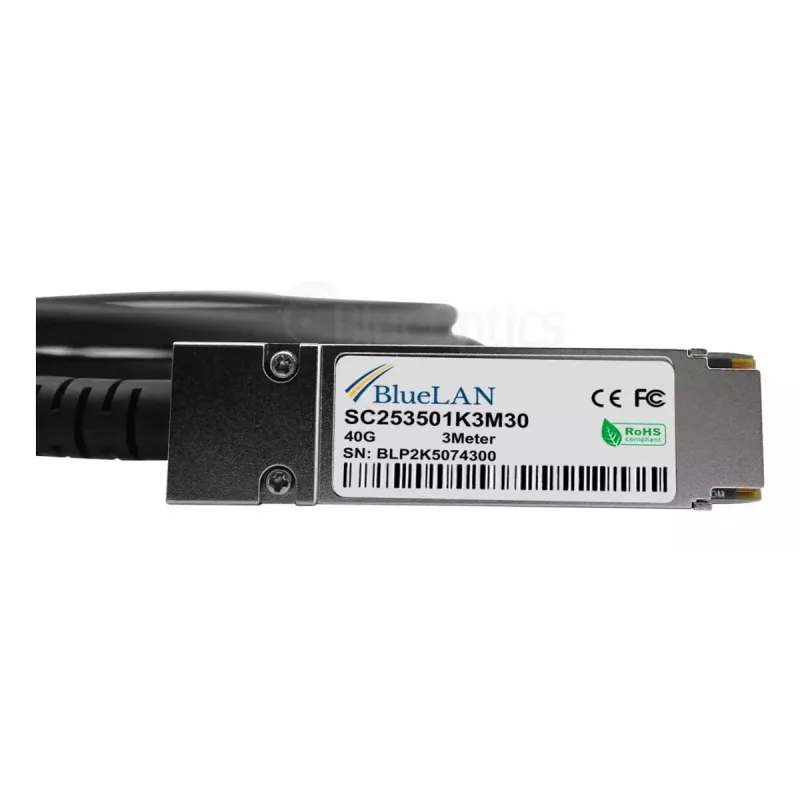 Netzwerkkabel BlueOptics 721064-B21-BL QSFP 4xSFP+ InfiniBand 3m Schwarz