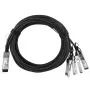 Netzwerkkabel BlueOptics 721064-B21-BL QSFP 4xSFP+ InfiniBand 3m Schwarz