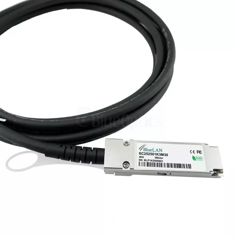 Netzwerkkabel BlueOptics 720202-B21-BL QSFP InfiniBand 5 m Schwarz