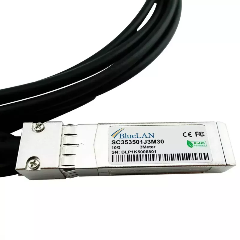 DAC-Kabel BlueOptics DAC10G-2M-BL 2m SFP+ Stecker/Stecker
