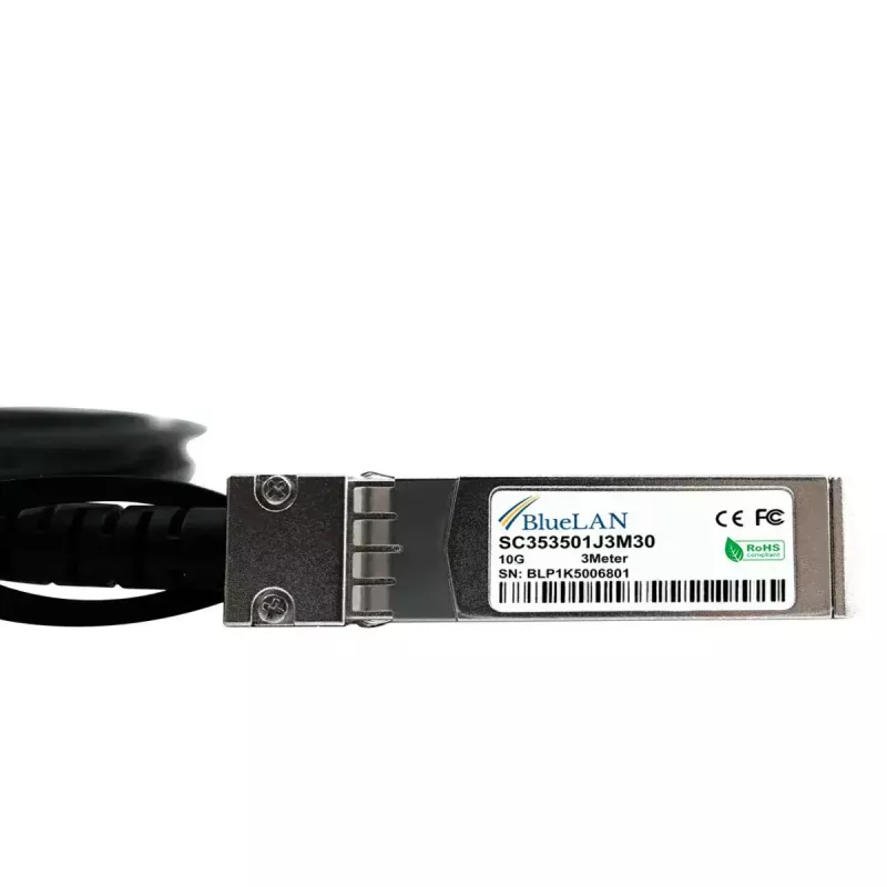 DAC-Kabel BlueOptics DAC10G-2M-BL 2m SFP+ Stecker/Stecker