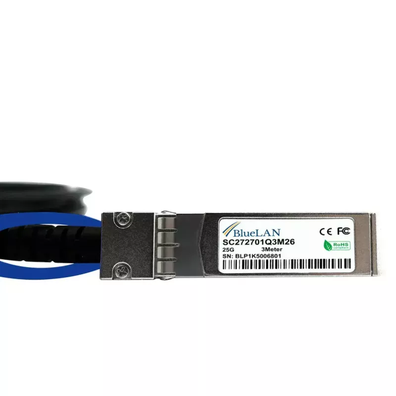 DAC-Kabel BlueOptics SFP-25G-CU1M-BL SFP28 25G 1m Schwarz