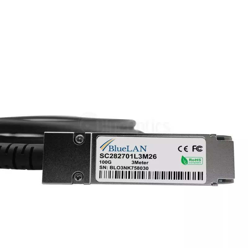 Netzwerkkabel BlueOptics 470-ABQF-BL QSFP28 4xSFP28 InfiniBand 2m Schwarz