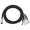 Netzwerkkabel BlueOptics JG329A-BL QSFP 4xSFP+ InfiniBand 1 m Schwarz